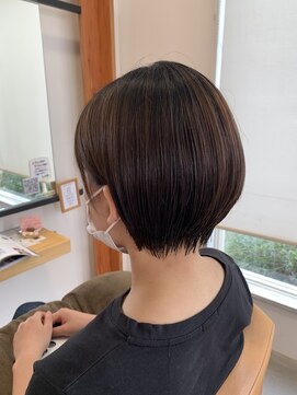 アドラーブル 女池店(adorable) 20代30代40代★スタイリング簡単♪小顔見せ☆丸みショート