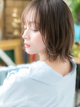 カバーヘア イヴ 戸頭店(COVER HAIR EVE) ■シースルー前髪ハイライトくびれヘア111-2★戸頭20代30代40代