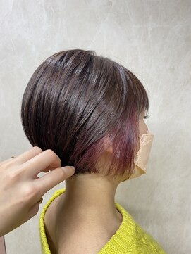 カームバイリコ 学芸大学(calm by liko) 【top stylist＊後藤 夏奈 　インナーカラー○カシスピンク　】