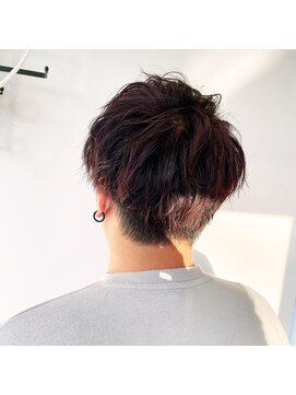 テクライズ 豊橋店(TECHRISE) メンズブリーチオンレッドバイオレット