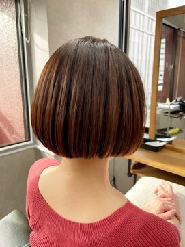 レポゼ 日本橋室町(Repose) repose.hair/テラコッタ/ミニウルフ/くすみブルー[日本橋駅]