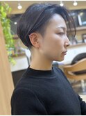 【morio池袋】綺麗でかっこいい黒髪ショート♪