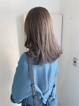 キャンバス バイ ネオリーブ 横浜西口(Canvas by neo.) グレージュ ブリーチなしの透明感 レイヤー【sk】