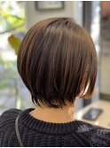 20代30代40代スタイリング簡単♪大人可愛い丸みエアリーショート
