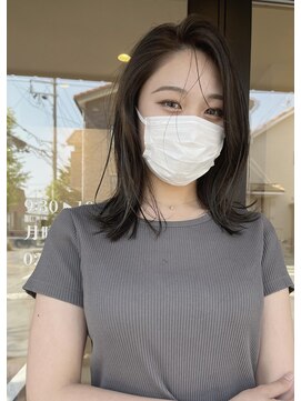 ロズ かきあげ前髪ミディアム