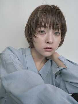 ソラ 表参道(SORA) [SORA見藤]丸みショート　シースルーマッシュバング