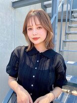 レイラバイアフロート 吉祥寺(Lila by afloat)&nbsp;長めボブ/くびれ/くびれミディアム/インナーカラーベージュ