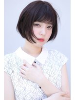 アンベリー 四条堀川店(embellie) 大人女子ナチュラルボブ×大人ブラウンカラー