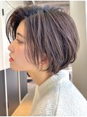 20代30代40代50代耳かけショート前髪なしハンサムショートカット