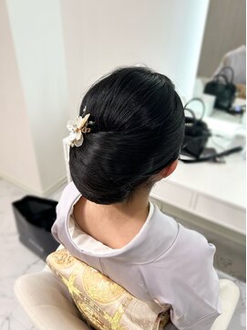 ヘアーメイクサロンアール(hair make salon R) 和装シニヨン