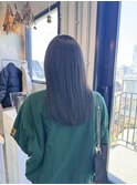 ミディアムストレート/レイヤー[表参道/ブリーチ/ハイライト]Mai