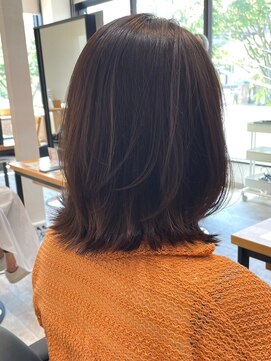 アトリエコア(Atelier Coa) ミルクティーベージュカラーくびれヘアグレージュカラー韓国