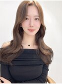 20代30代40代オリーブベージュレイヤーカットセミディ