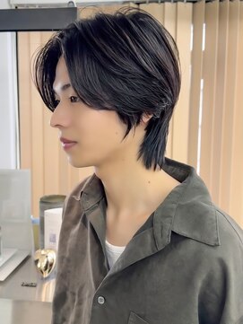 ロンドシエル 横浜(Lond ciel) オリーブグレー/レイヤーカット/黒髪/マロンベージュ/横浜