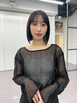 ロンドカスティーヨ 四日市(Lond castillo) 【futaba】切りっぱなしボブ/黒髪ボブ