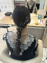アッシュ たまプラーザ店(Ash)&nbsp;銀箔アレンジタイト編みおろし