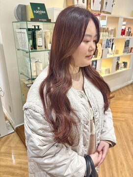 コワファースト  させぼ五番街店(COIFF1RST) 大人ピンクベージュ