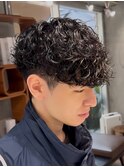 原宿スペインカール外国人風パーマスパイラルパーマ刈り上げ