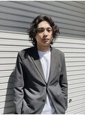 Kazu × メンズ スパイラルパーマ グランジパーマ