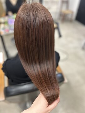 ヘアメイクレコリア(Hair Make RECOLIA) 京都/東野/山科　透明感オレンジブラウン