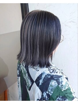 ケーズヘアー 大和田店(k's Hair) アンブレラカラー×シルバーグレー