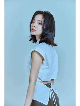 ミューク ハッピーヘアライフ 寺田町北口店(mieuxque happyhairlife) くびれヘアハイライトカラーアンプレラカラーレイヤーカット