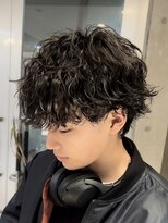 フィフス 大分(fifth)&nbsp;大分波巻きスパイラルパーマメンズカットラウンドマッシュ10代