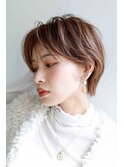 大人可愛い30代40代50代◎大人ナチュラルレイヤーショート