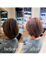 ステラバイケンジ 藤沢(STELLA by KENJE)&nbsp;白髪ぼかし細めハイライト30代40代50代【藤沢　藤沢駅】