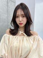 アリュウル 表参道 青山(Allure) ふんわりミディアムレイヤーカット×ココアグレージュ○伊藤