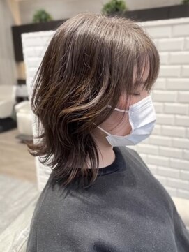 イメージア ボーノ相模大野店(IMAGE-A) 【外ハネレイヤー】大人の抜け感ミディ@20代30代40代50代60代