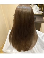 ヘアサロン トラヴィス(hair salon Travis) さらさらストレート×明るい白髪染め