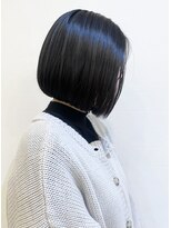 モリオ フロム ロンドン 成増店&nbsp;【morio成増/一戸】大人かわいい黒髪ナチュラルボブ前髪なし