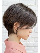 ウェーブス 大宮東口店(wave's)&nbsp;大人ヘルシーな耳かけショート＊グレージュカラー