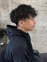 ニアウ 太田店(Niau)&nbsp;MEN’S HAIR/波巻きツイストスパイラル/リバースセンターパート