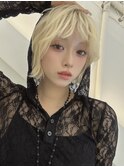 ショート×ブロンド