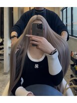 アーサスバイヘッドライト 水戸城南2丁目店(ursus by HEADLIGHT)&nbsp;【LEN】 ホワイトブロンド　水戸ブリーチカラー