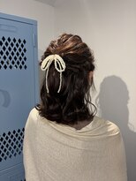 キュエム(Cuem)&nbsp;【Cuem 諏訪】ヘアセット ハーフアップ お呼ばれヘア