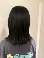 エヌアンドエー 春日部東口店(hair shop N&A)&nbsp;艶感ダークアッシュ×外ハネナチュラルミディアムレイヤー