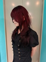 ユー イケブクロ(u Ikebukuro) ワインレッド/レイヤースタイル/ハッシュカット