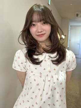 ニコフクオカヘアーメイク(NIKO Fukuoka Hair Make) 〈NIKO〉ハッシュカット.ブリーチなし.ベージュ.透明感カラー