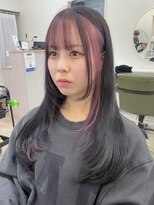 hyon myon/RISEbyREVO 綾瀬店【ヒョンミョン】&nbsp;ハッシュカット/デザインカラー/グレージュ[綾瀬駅/韓国ヘア]