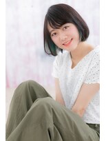 ヘアアンドビューティー ミック(Hair & Beauty miq) インナーカラーで個性的☆ワンカールボブ