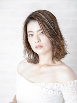 アフロディーテ 銀座(APHRODITE GINZA) 黒髪/グレーベージュ/レイヤーロング/前髪パーマ/銀座