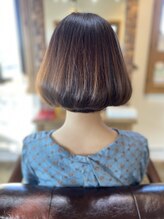 エルバッチャ 千代田町店 太田(Lbaccia) 大人かわいい やわらかボブスタイル (太田エリア)