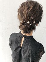 シュリット(schritt)&nbsp;パールピンのゆるふわシニヨン♪人気♪