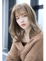 アルマヘア(Alma hair) カーキグレージュ☆大人かわいいリラクシーヘア