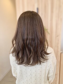 アドラーブル 長岡リップス旭岡店(adorable) 大人かわいい☆フェアリーな透明感&ツヤ感ブラウンベージュ