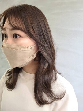 ミリー 梅田店(milly) 大人かわいい顔周りレイヤーカット×美髪ブラウン【milly梅田】