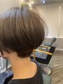 アグ ヘアー リーガル 谷山店(Agu hair regal)&nbsp;ふんわりショートボブ。くびれラインで首元もスッキリです。